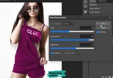 Cách thay màu áo trong Photoshop online