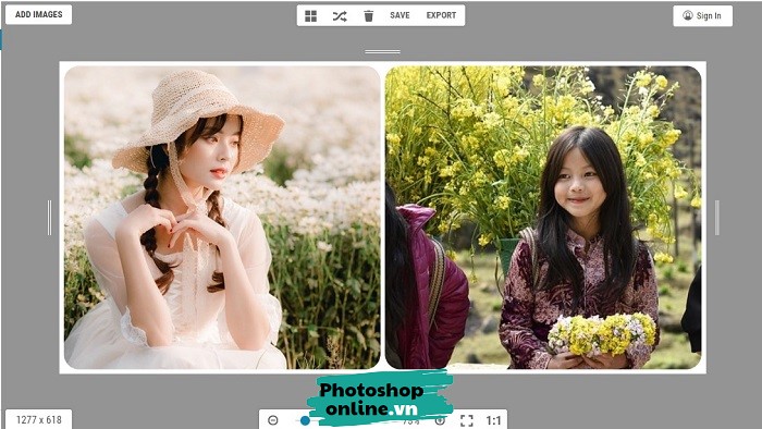 Cách Ghép 2 Ảnh Thành 1 Online | Pts Online