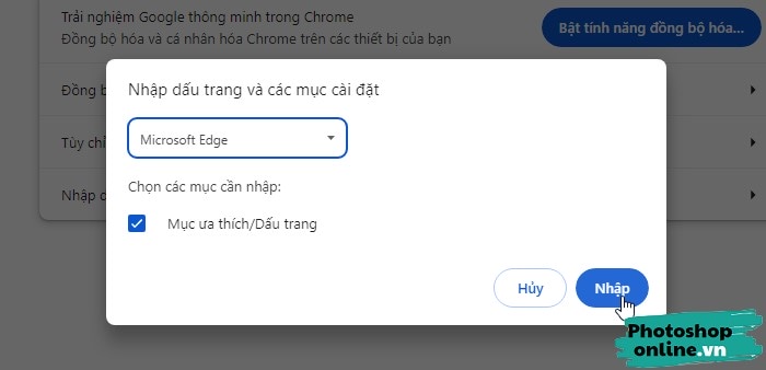Tạo dấu trang trong Chrome, cách lưu trang web trong Chrome