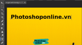 Chèn chữ vào ảnh trong Photoshop online