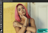 Đổi màu tóc bằng Photoshop online cực dễ