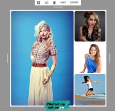 Cách ghép nhiều ảnh vào 1 khung trực tuyến