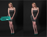 Cách kéo dài chân bằng Photoshop online